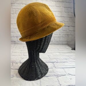 Totes Mustard Color Corduroy Bucket Hat. Size L.